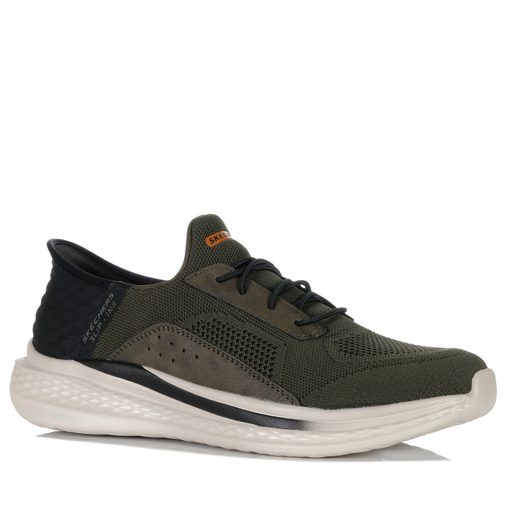 Skechers Slip-ins Relaxed Fit Slade - Cohen Olive 210891, Mens