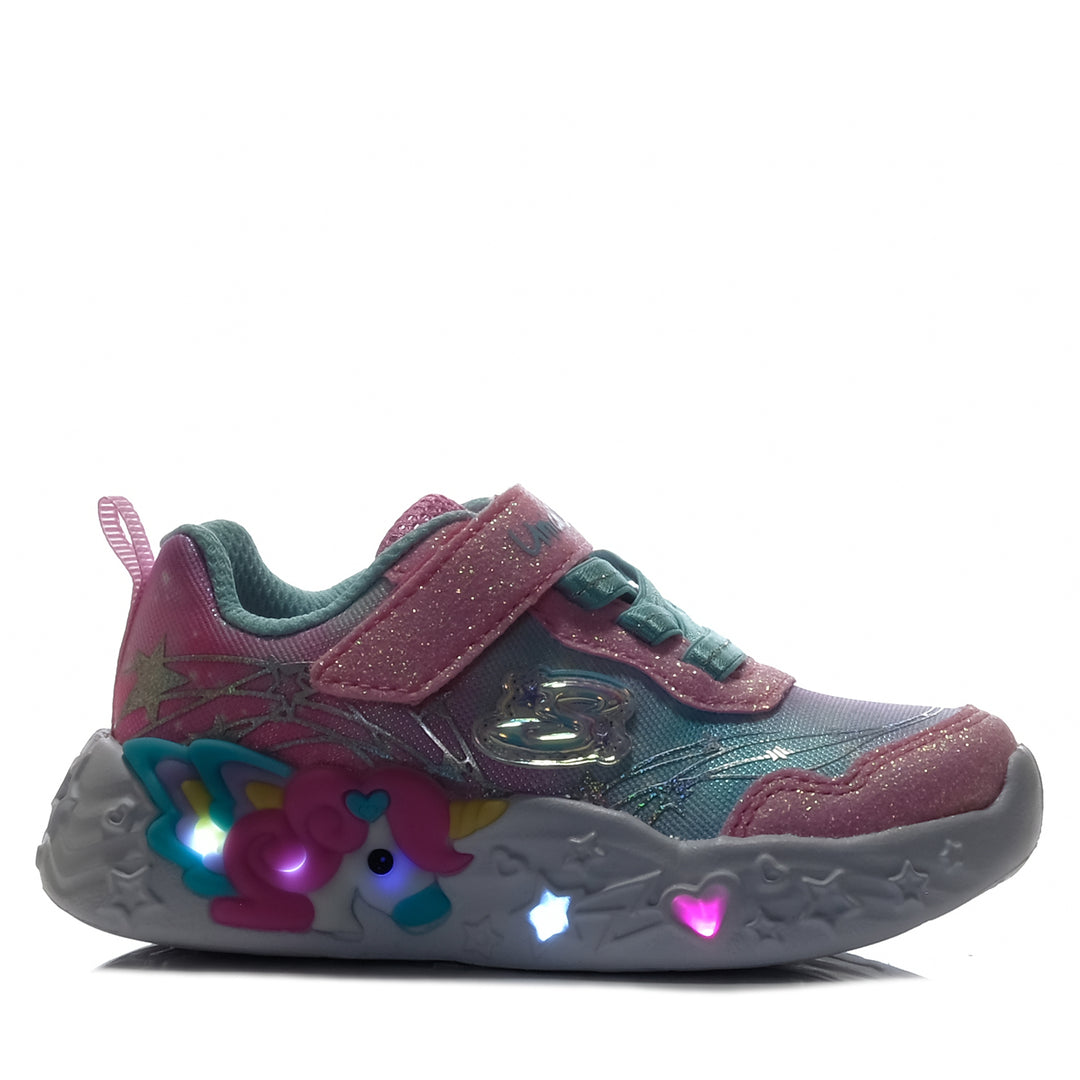 Skechers Unicorn Chalmer - Lil Stellar 302694N Pink/Turquoise