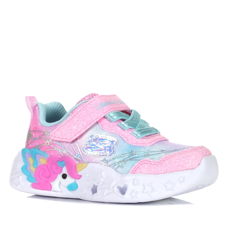 Skechers Unicorn Chalmer - Lil Stellar 302694N Pink/Turquoise, Toddler