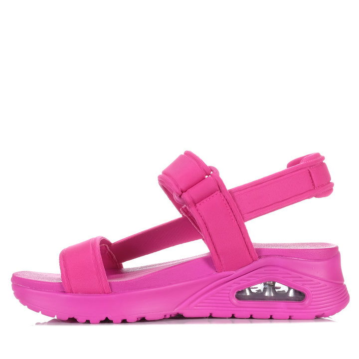 Skechers Uno - Fun Stand 119814 Hot Pink, 10 US, 11 US, 6 US, 7 US, 8 US, 9 US, flats, pink, sandals, Skechers, womens