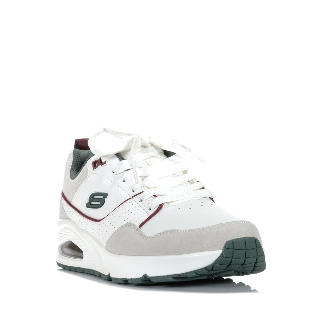 Skechers Uno - Retro One 183020 White/Green, Mens