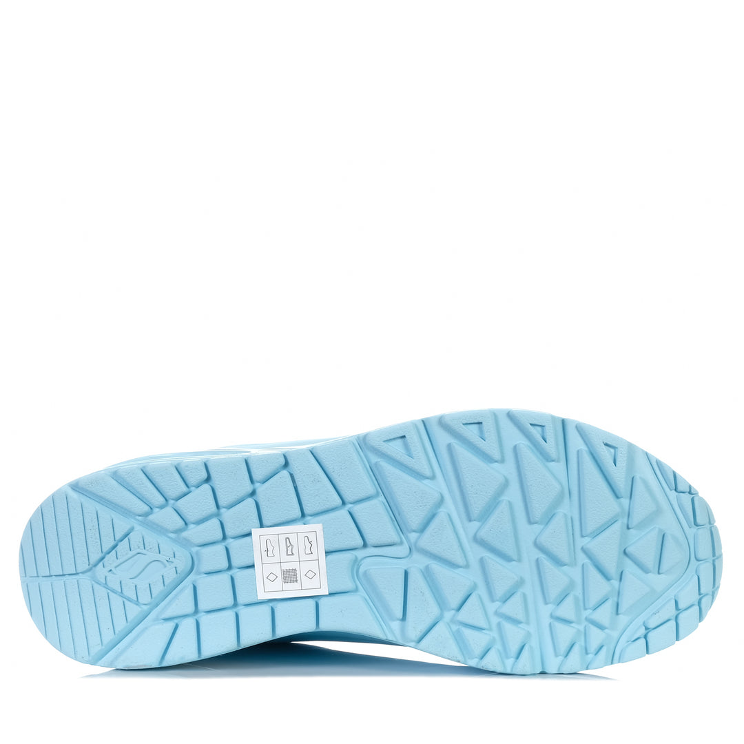 Skechers Uno - Stand On Air 73690 Light Blue, 10 US, 11 US, 6 US, 7 US, 8 US, 9 US, blue, low-tops, Skechers, sneakers, womens