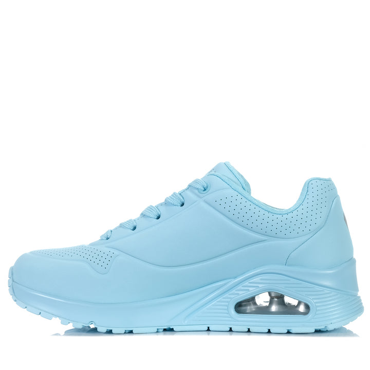 Skechers Uno - Stand On Air 73690 Light Blue, 10 US, 11 US, 6 US, 7 US, 8 US, 9 US, blue, low-tops, Skechers, sneakers, womens