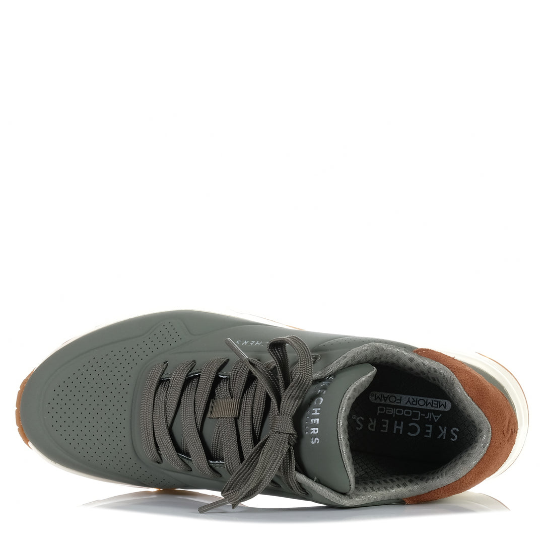 Skechers Uno - Suited On Air 183004 Olive, Mens