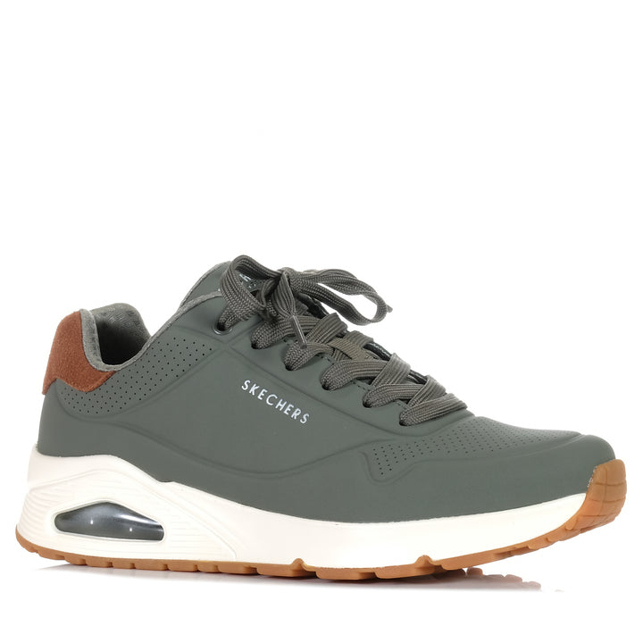 Skechers Uno - Suited On Air 183004 Olive, Mens