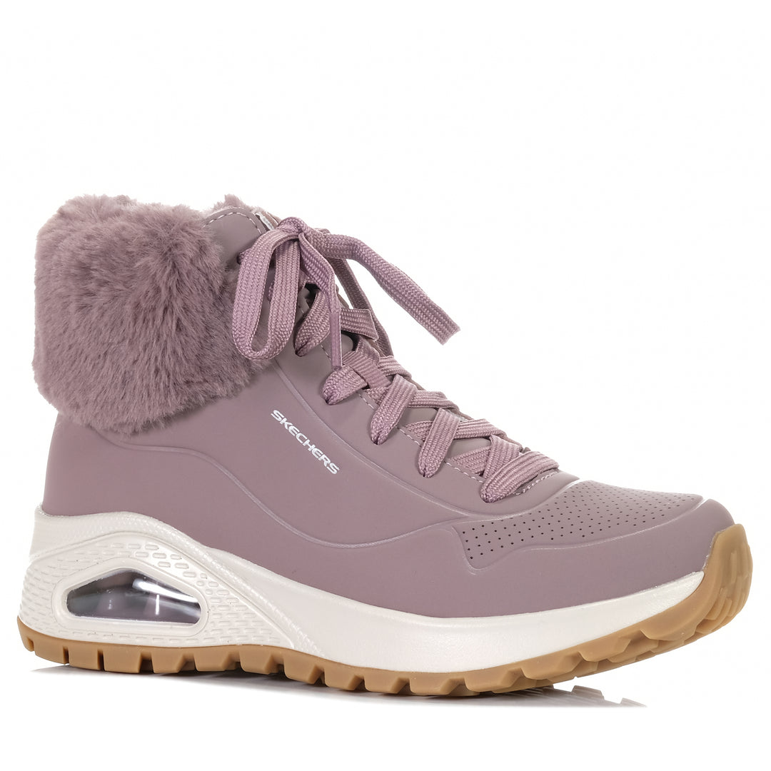 Skechers Uno Rugged - Fall Air 167274 Mauve, 10 US, 11 US, 6 US, 7 US, 8 US, 9 US, ankle boots, boots, pink, Skechers, womens