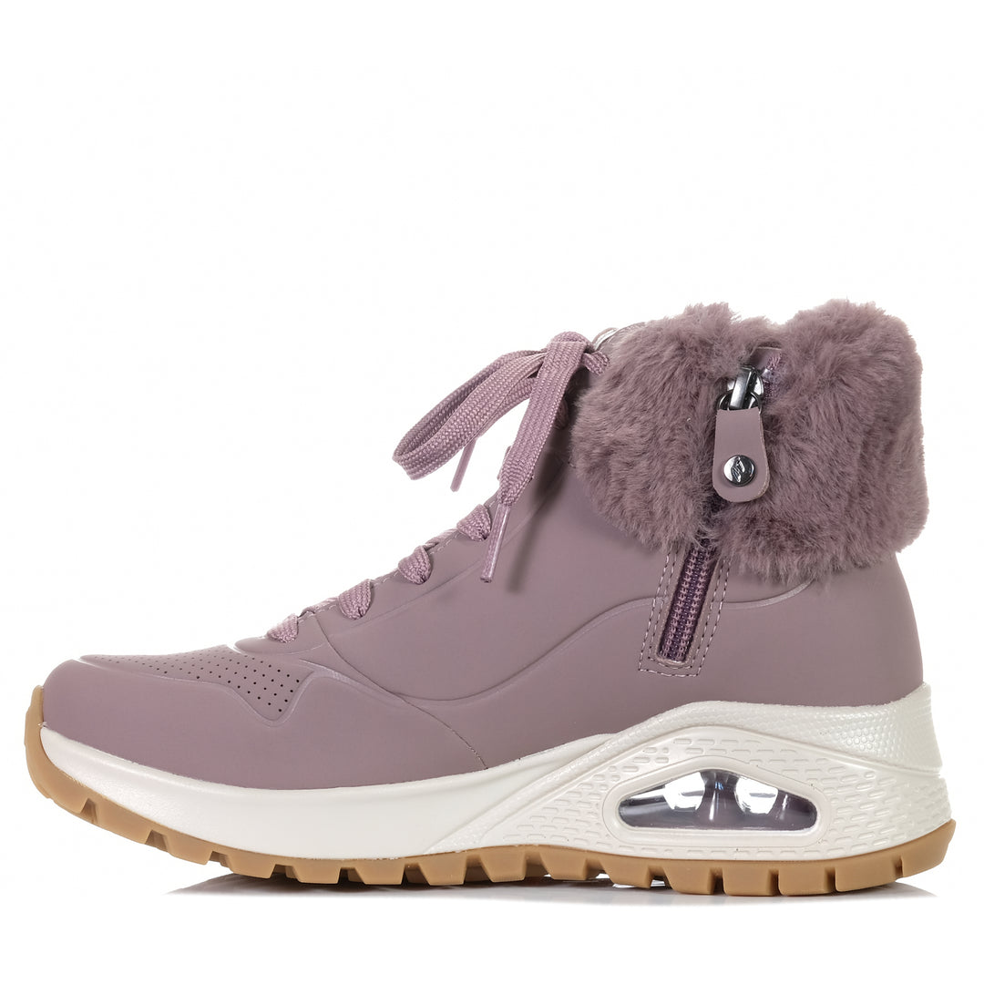 Skechers Uno Rugged - Fall Air 167274 Mauve, 10 US, 11 US, 6 US, 7 US, 8 US, 9 US, ankle boots, boots, pink, Skechers, womens