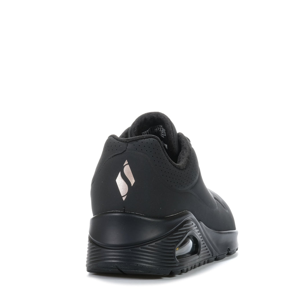 Skechers Uno - Stand On Air 73690 Black/Black, 10 US, 11 US, 6 US, 7 US, 8 US, 9 US, black, low-tops, Skechers, sneakers, womens