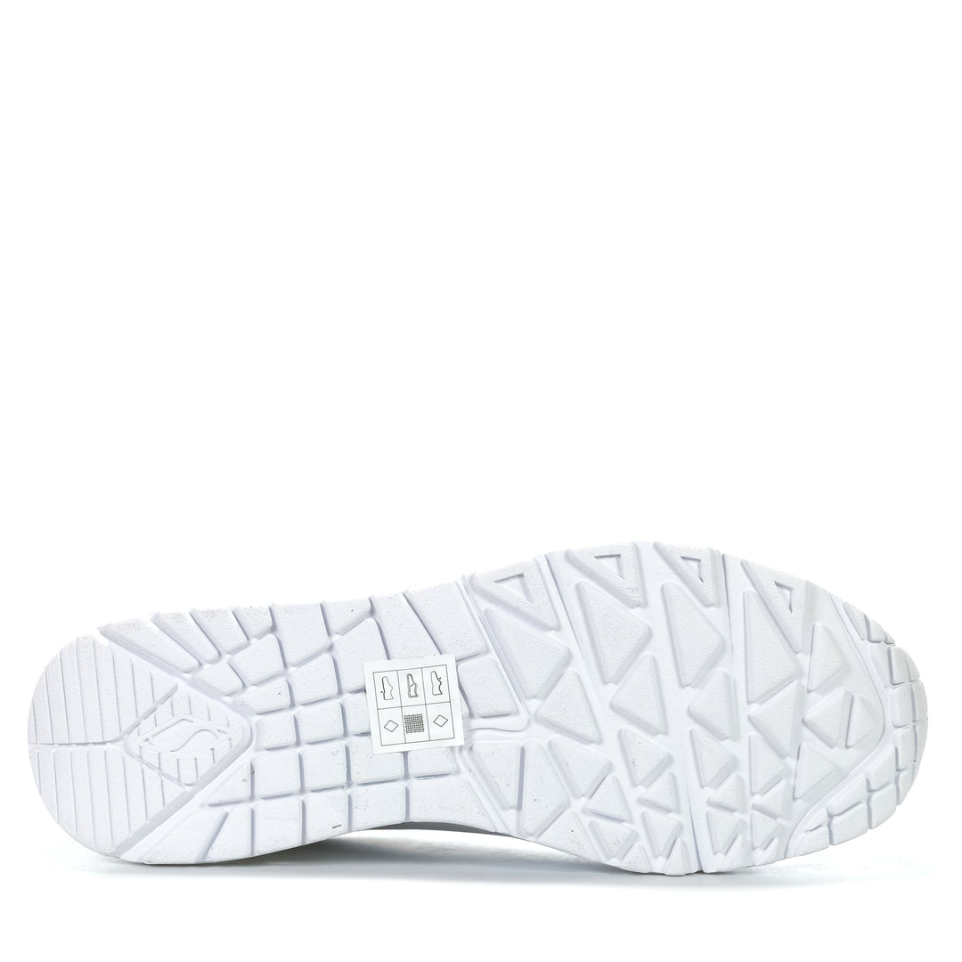 Skechers Uno - Stand On Air 73690 White, 10 US, 11 US, 6 US, 7 US, 8 US, 9 US, low-tops, Skechers, sneakers, white, womens
