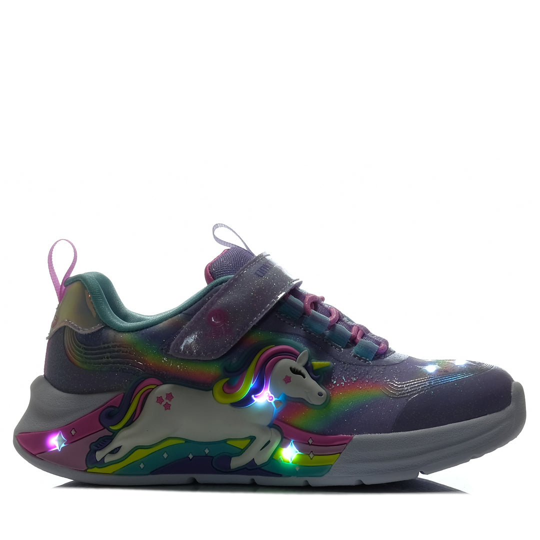 Skechers S-Lights: Unicorn Chaser 302298L Lavender/Multi