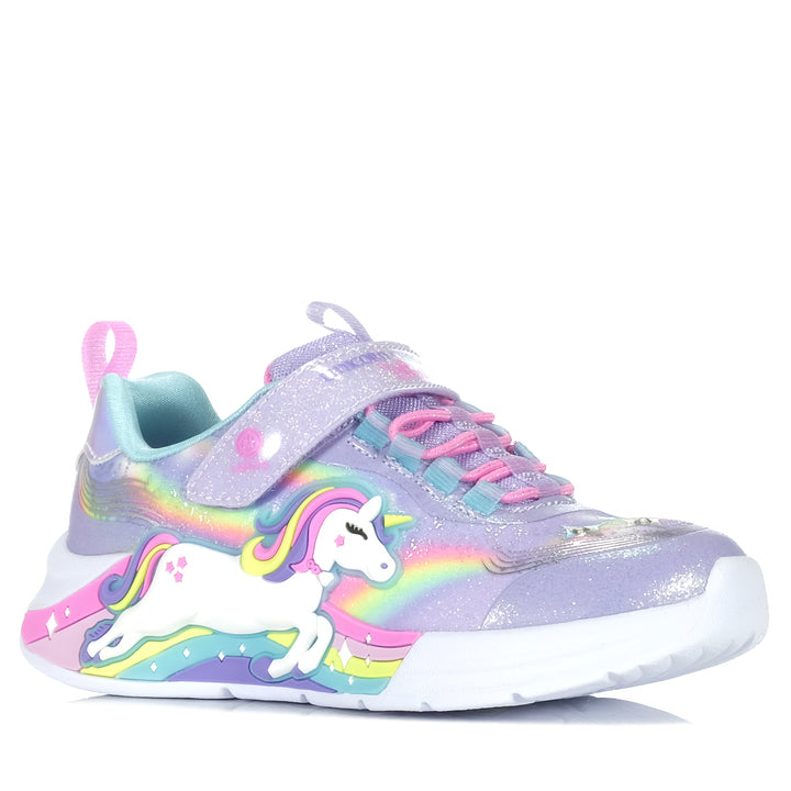 Skechers S-Lights: Unicorn Chaser 302298L Lavender/Multi