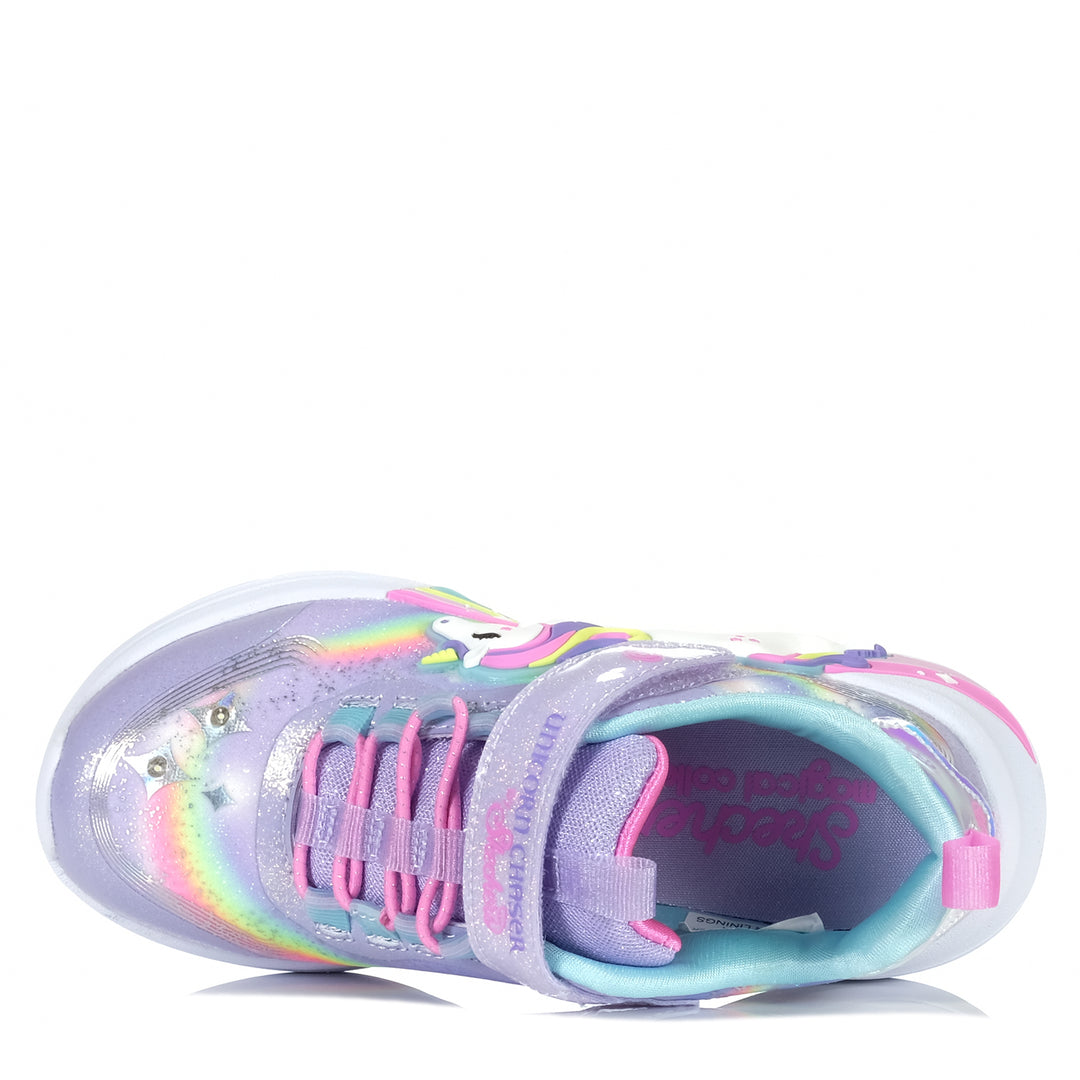 Skechers S-Lights: Unicorn Chaser 302298L Lavender/Multi