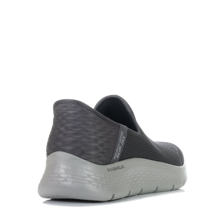 Skechers Slip-Ins: GOwalk Flex - No Hands 216491 Dark Grey, 10 us, 10.5 us, 11 us, 7 us, 7.5 us, 8 us, 8.5 us, 9 us, 9.5 us, casual, grey, mens, shoes, skechers, sports, walking