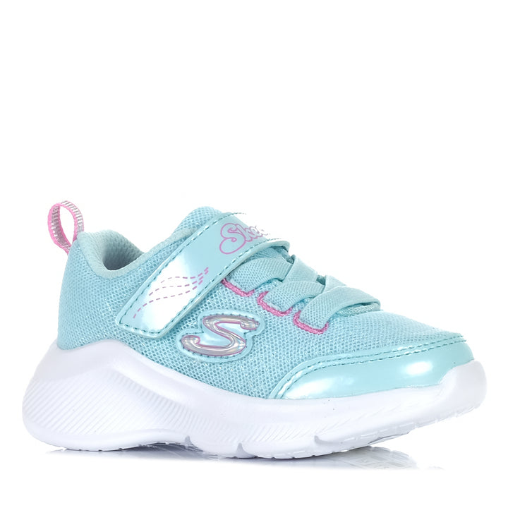 Skechers Sole Swifters - Running Sweet 303563N Aqua/Pink, Toddler