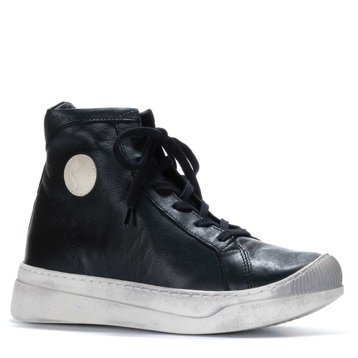 Softinos Appe Black Womens Boots