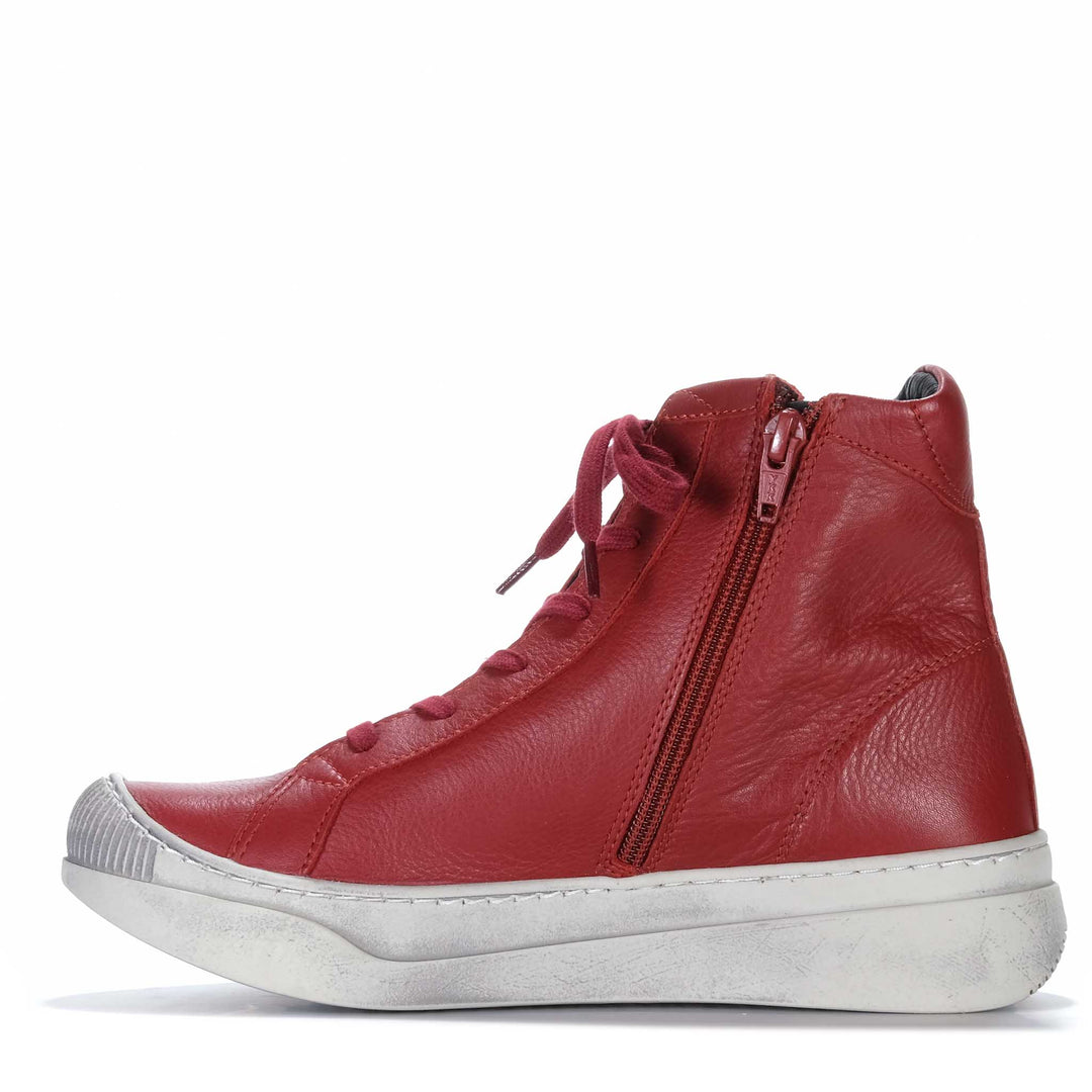 Softinos Appe Red Womens Boots
