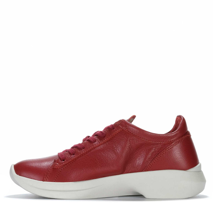 Softinos Gaji Red Womens Sneakers