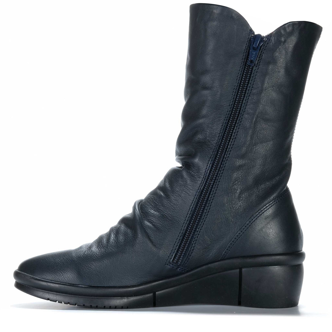 Softinos Rott Navy Womens Boots