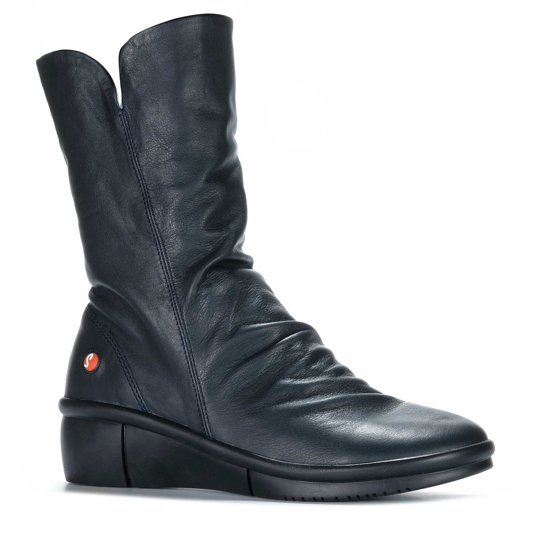 Softinos Rott Navy Womens Boots