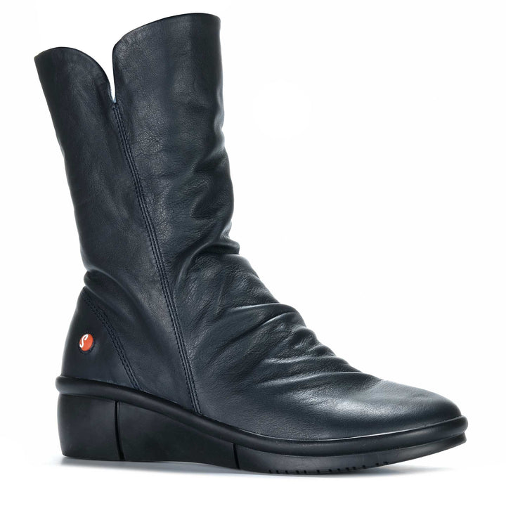 Softinos Rott Navy Womens Boots