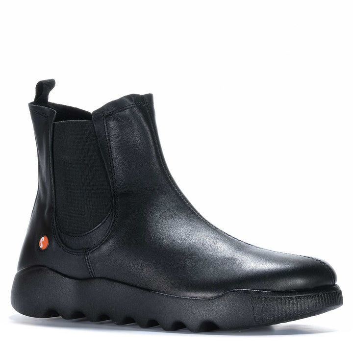 Softinos Whad Black Womens Boots