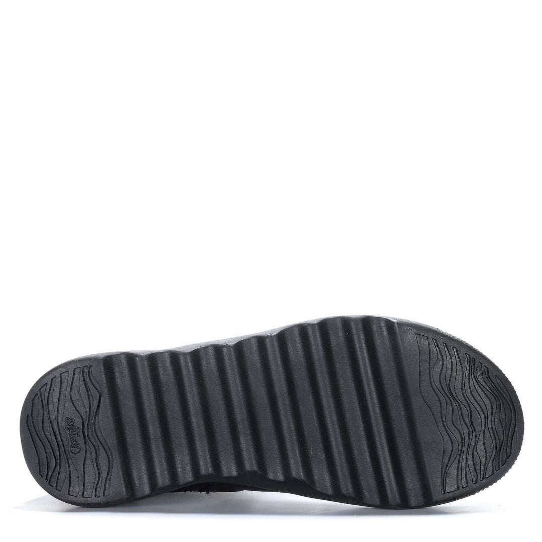 Softinos Whad Black Womens Boots