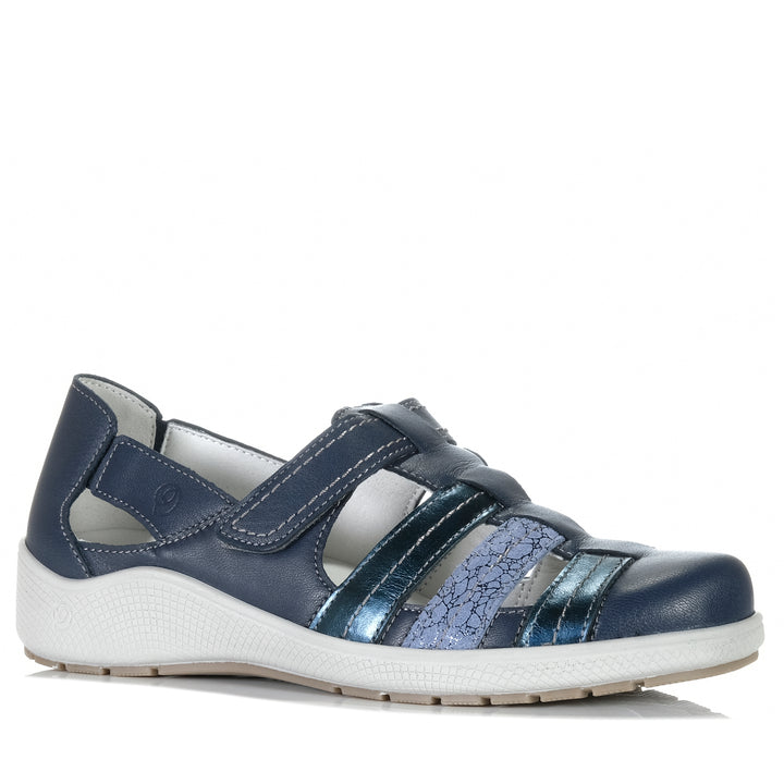 Suave Ester Navy Combo Womens Shoes