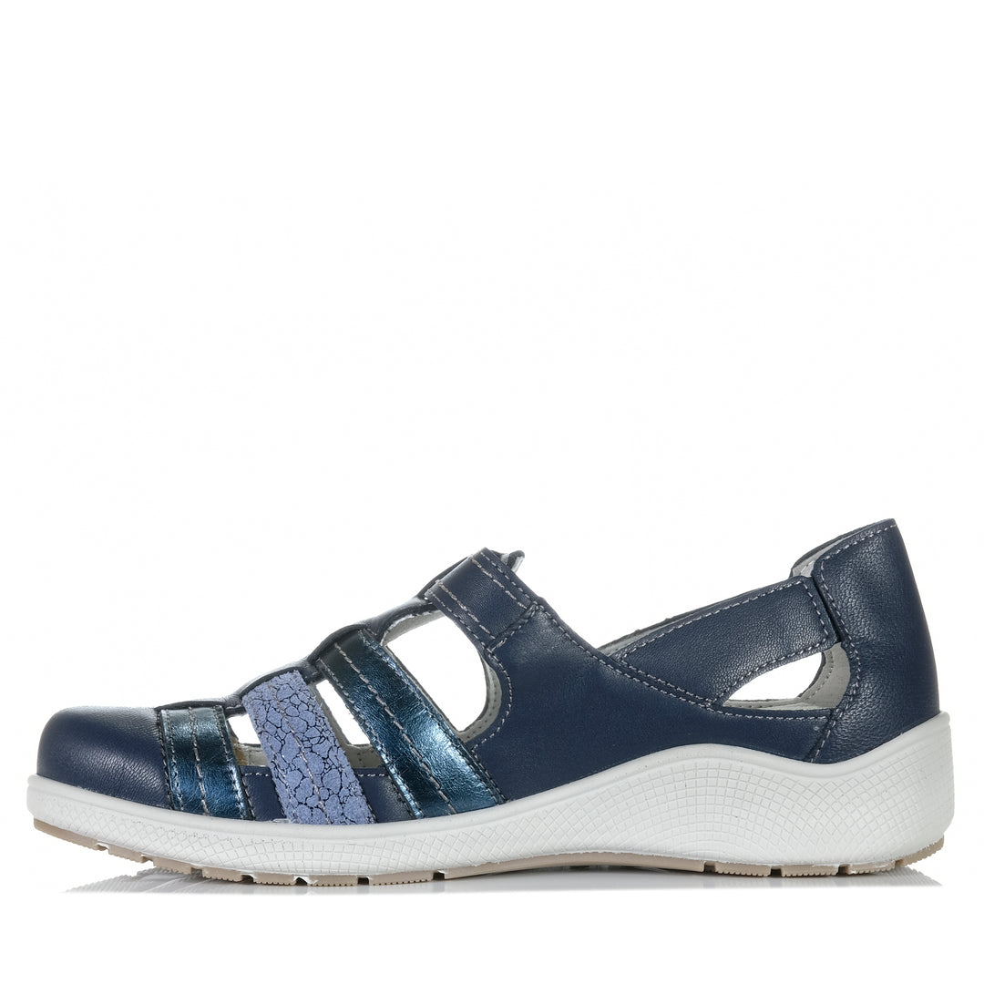 Suave Ester Navy Combo Womens Shoes