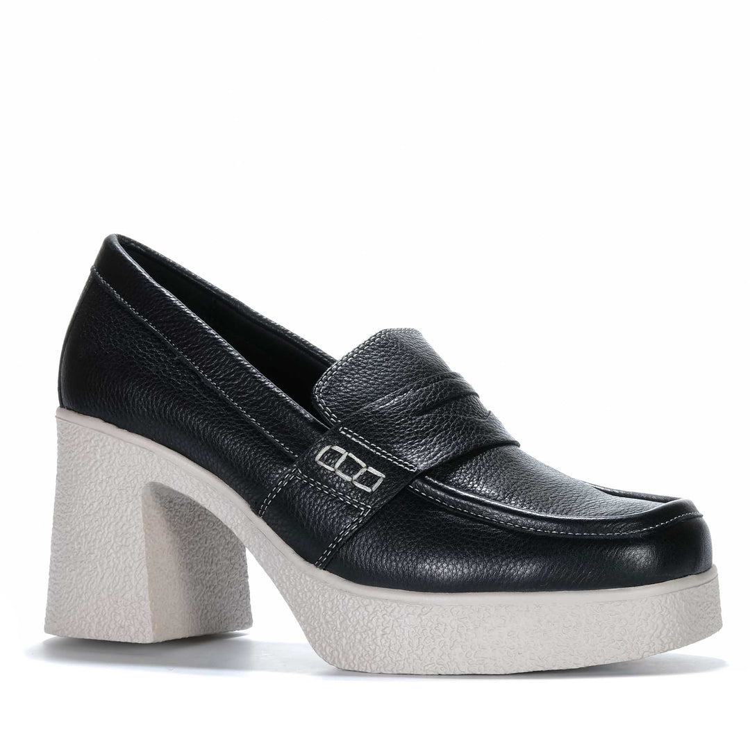 Tamara London Basie Black Milled Womens Shoes