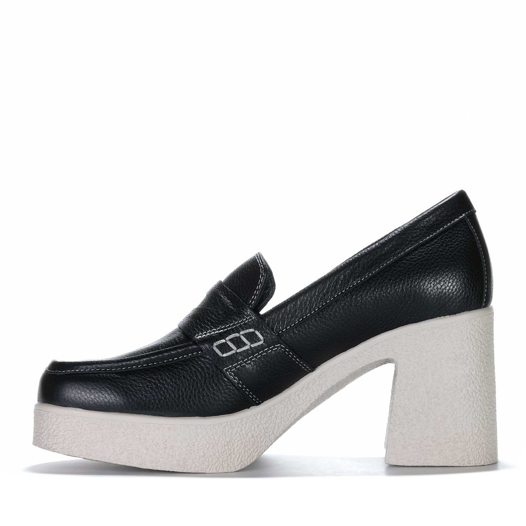 Tamara London Basie Black Milled Womens Shoes