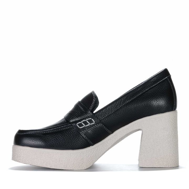 Tamara London Basie Black Milled Womens Shoes