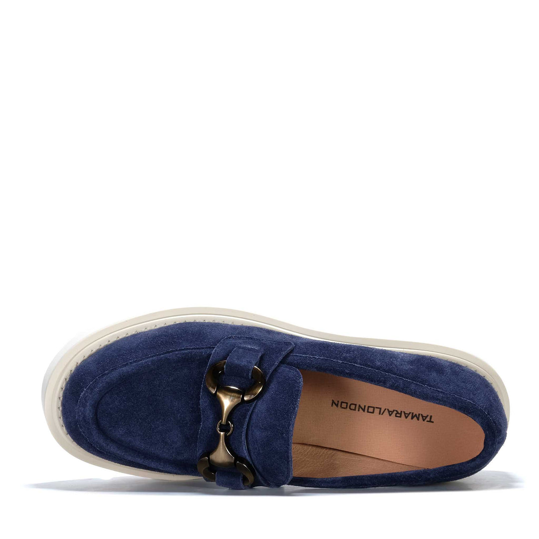 Tamara London Pargo Navy Suede Womens Shoes