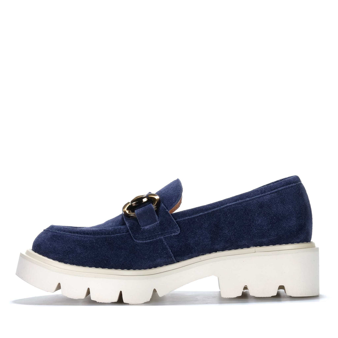 Tamara London Pargo Navy Suede Womens Shoes