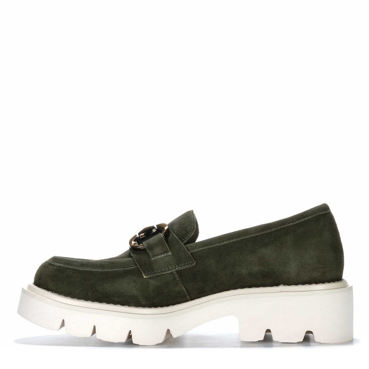 Tamara London Pargo Olive Suede Womens Shoes