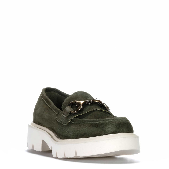 Tamara London Pargo Olive Suede Womens Shoes