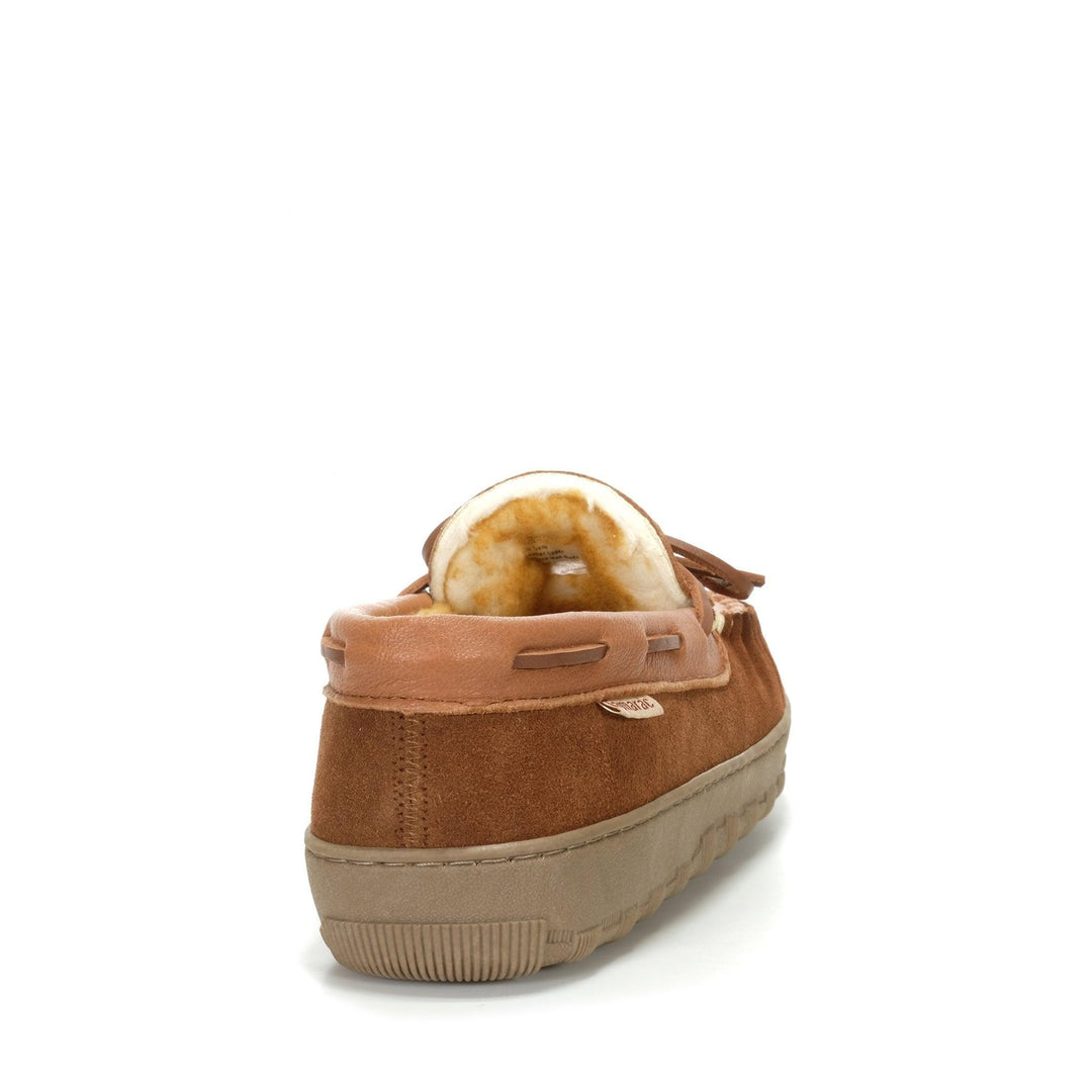 Tamarac Deerskin Mocc, 10 US, 11 US, 12 US, 13 US, 7 US, 8 US, 9 US, brown, mens, slippers, tamarac