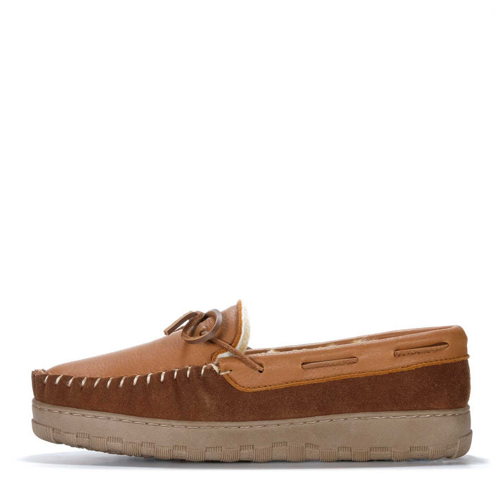 Tamarac Deerskin Mocc Fleece Allspice/Antique Mens Slippers