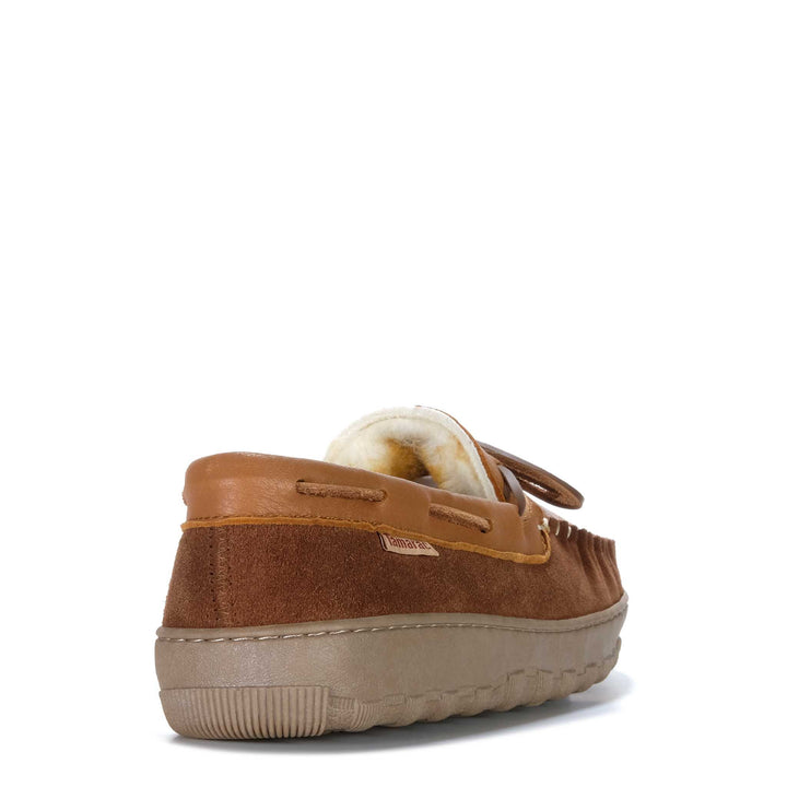Tamarac Deerskin Mocc Fleece Allspice/Antique Mens Slippers