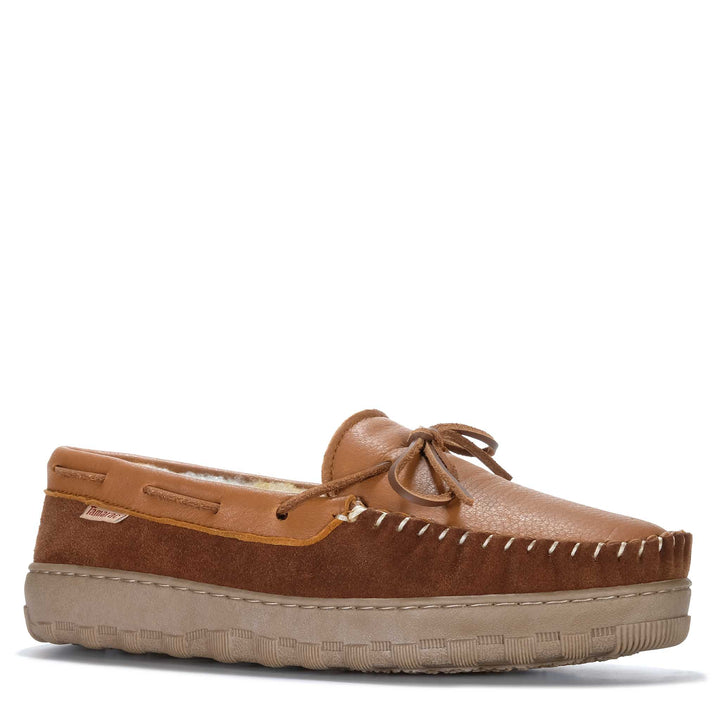 Tamarac Deerskin Mocc Fleece Allspice/Antique Mens Slippers