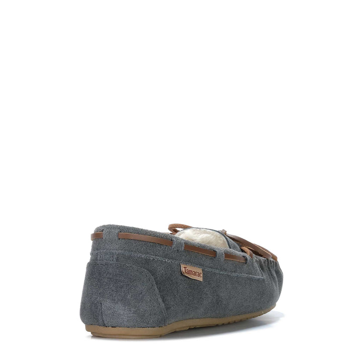 Tamarac Molly Moccasin Charcoal Womens Slippers