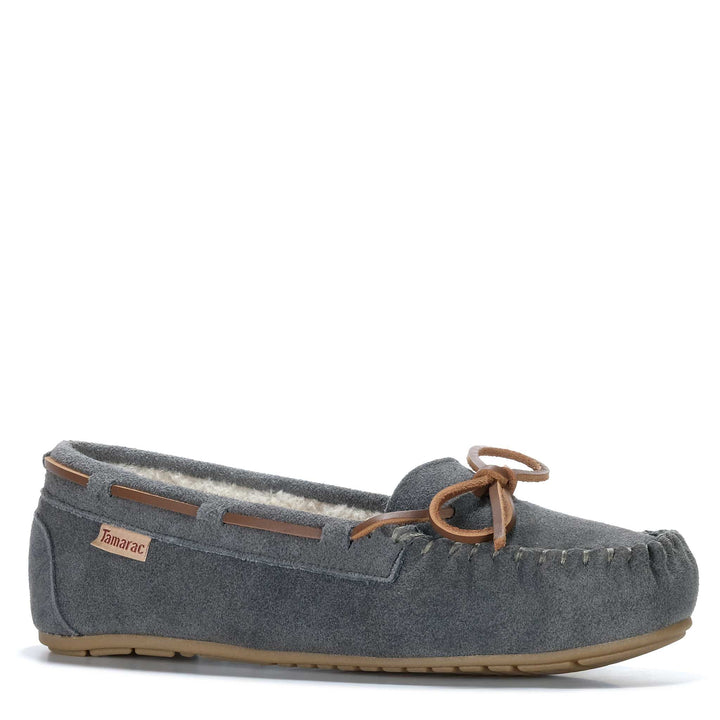 Tamarac Molly Moccasin Charcoal Womens Slippers
