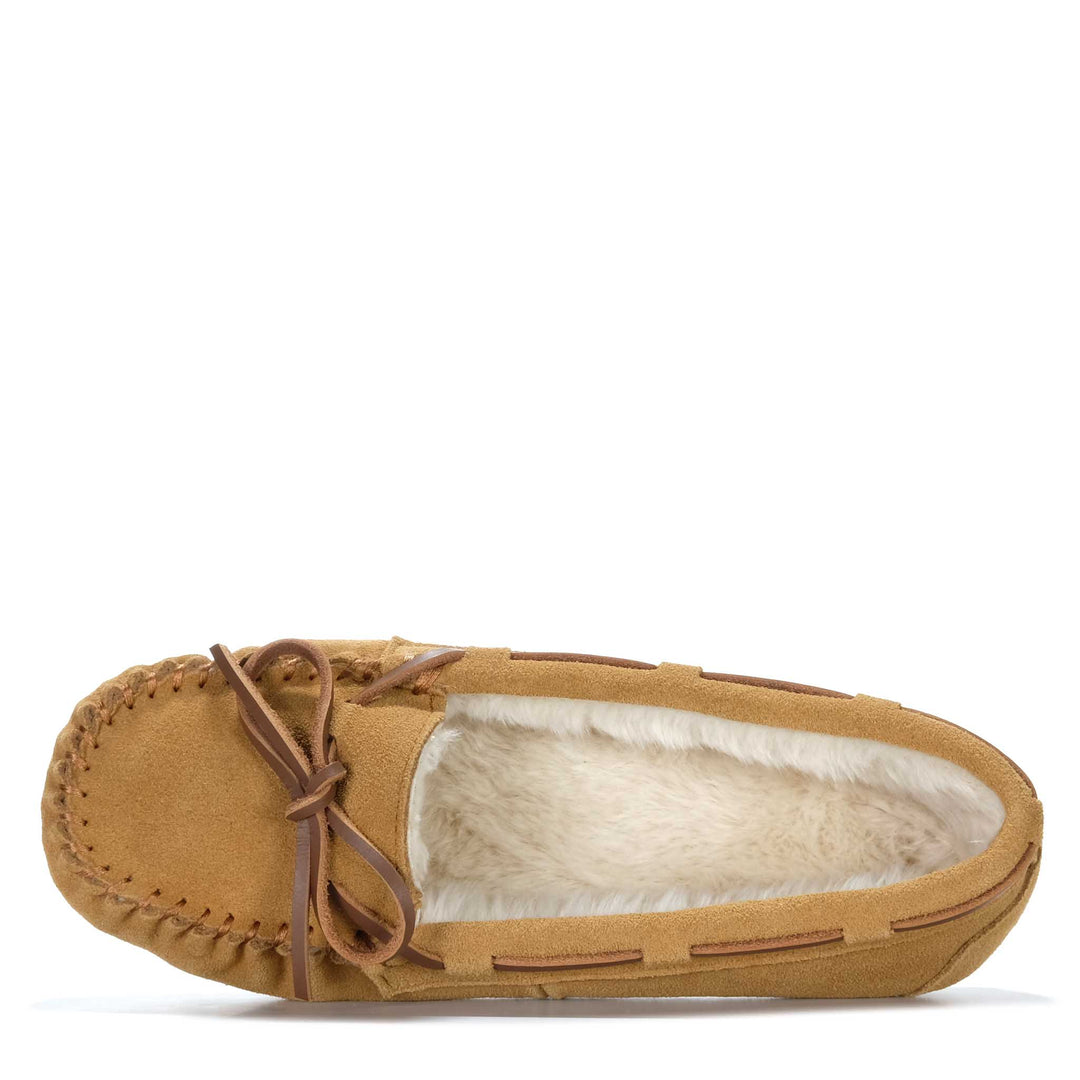 Tamarac Molly Moccasin Tan Womens Slippers