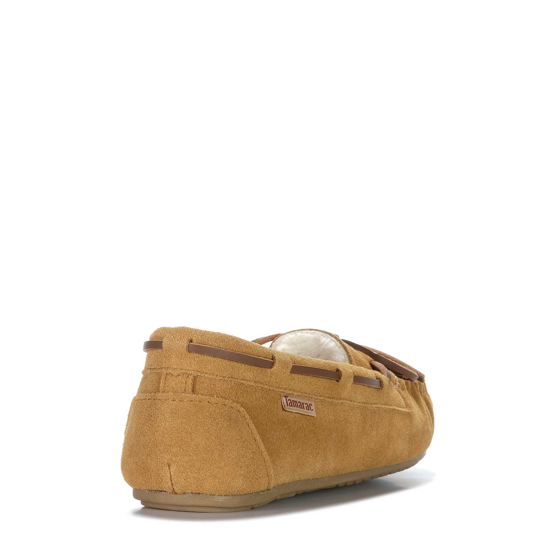 Tamarac Molly Moccasin Tan Womens Slippers