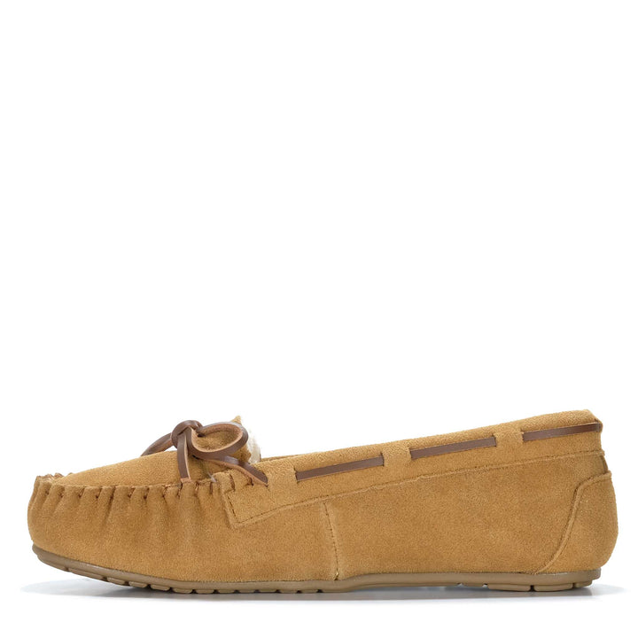 Tamarac Molly Moccasin Tan Womens Slippers