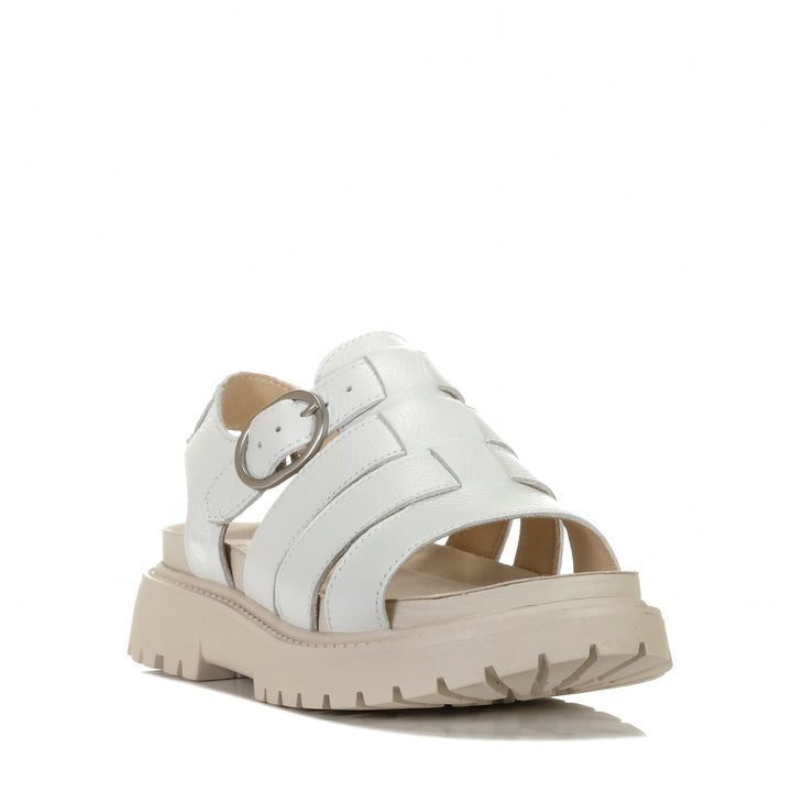 Timberland A62WR Clairemont Way Sandal White, 10 US, 6 US, 7 US, 8 US, 9 US, flats, sandals, Timberland, white, womens