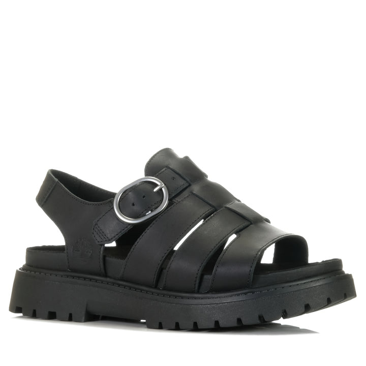 Timberland A635V Clairemont Way Sandal Black, 10 US, 6 US, 7 US, 8 US, 9 US, black, flats, sandals, Timberland, womens