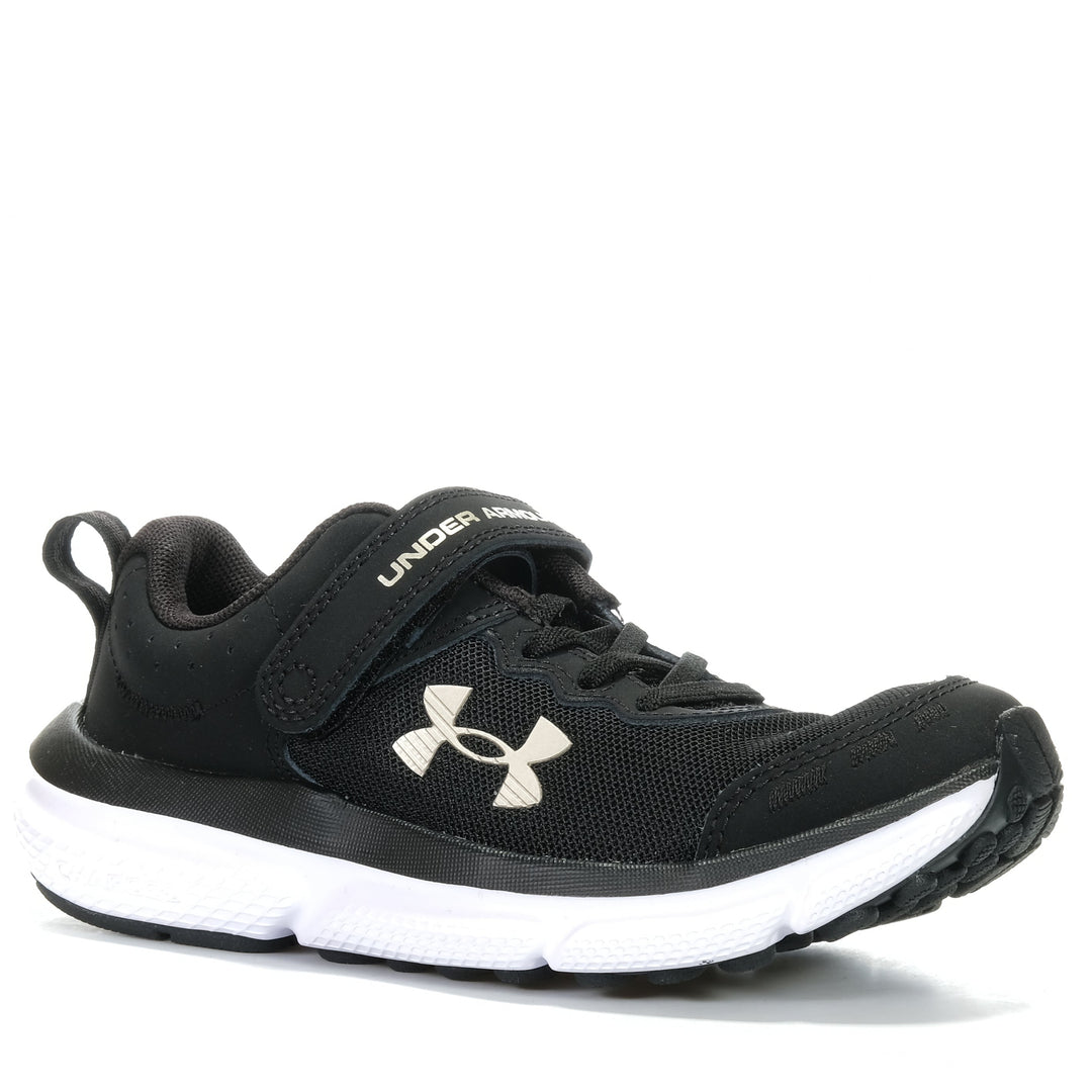 Under Armour GGS Assert 10 Black/White, 4 US, 5 US, 6 US, 7 US, black, kids, sports, Under Armour, youth