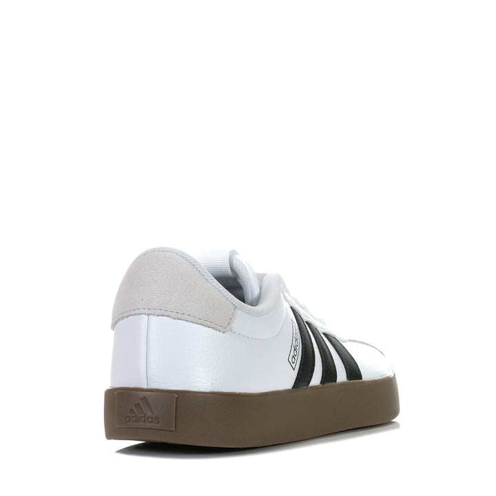 Adidas VL Court 3.0 Womens White/Black, 10 US, 11 US, 6 US, 7 US, 8 US, 9 US, Adidas, low-tops, sneakers, white, womens