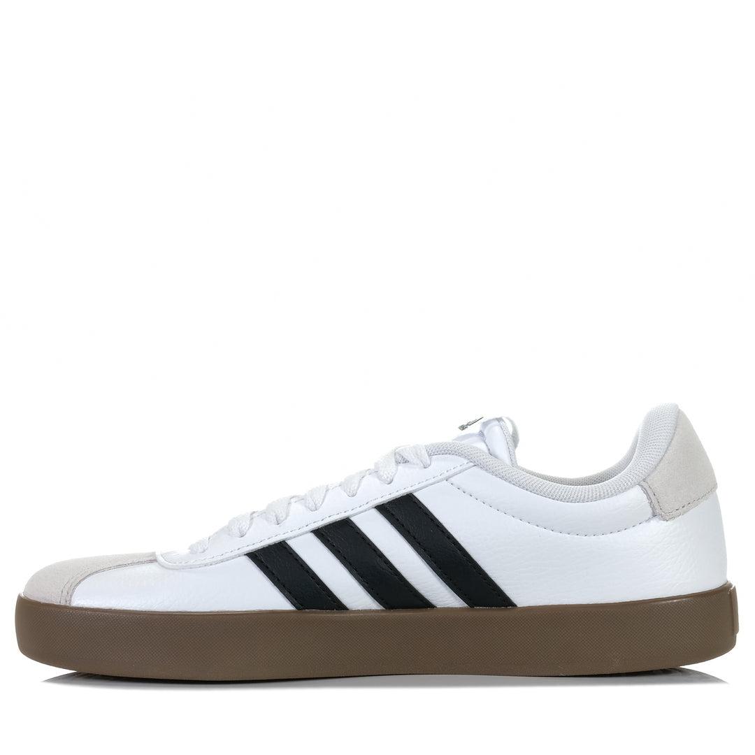 Adidas VL Court 3.0 Womens White/Black, 10 US, 11 US, 6 US, 7 US, 8 US, 9 US, Adidas, low-tops, sneakers, white, womens