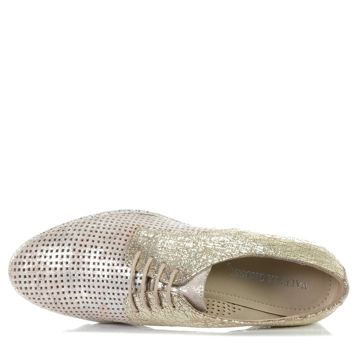 Valeria Grossi Jute Gold, 36 eu, 37 eu, 38 eu, 39 eu, 40 eu, 41 eu, 42 eu, flats, metallic, shoes, valeria grossi, womens